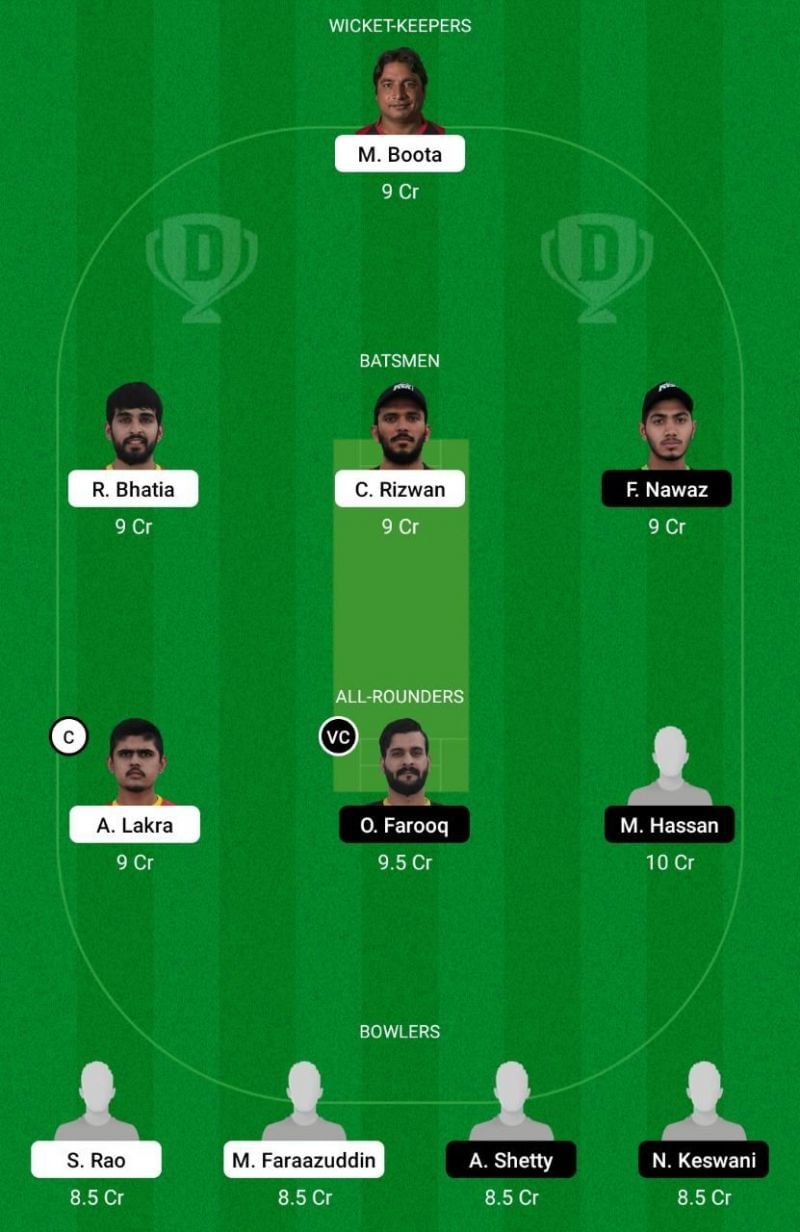 EMB v DUB Dream11 Team Prediction D10