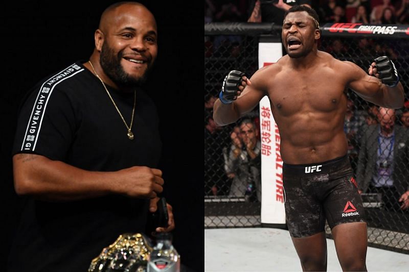 Daniel Cormier (Left), Francis Ngannou (Right)