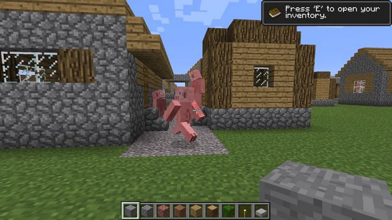 Pigmen were the originally planned inhabitants of Minecraft villages