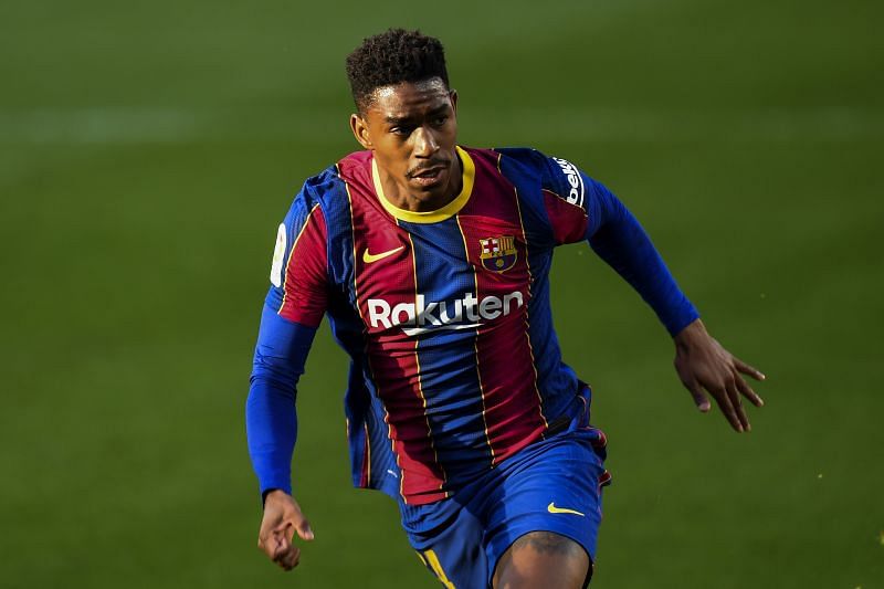 Barcelona defender Junior Firpo has fallen out of favour with Ronald Koeman