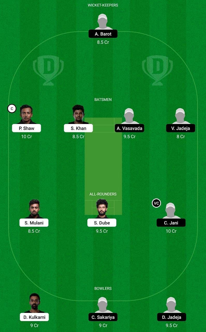 MUM vs SAU Dream11 Tips - Vijay Hazare Trophy 2021