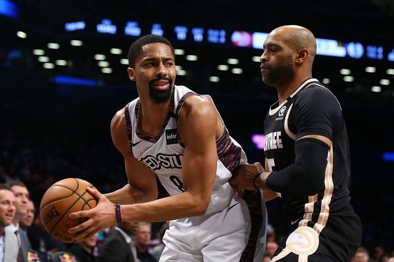 Spencer Dinwiddie in action for the Brooklyn Nets