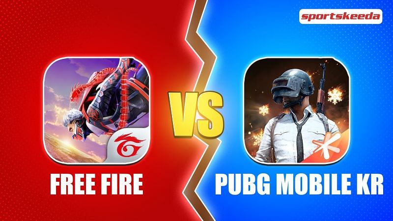 PUBG Mobile KR and Free Fire are popular BR titles (Image via Sportskeeda)