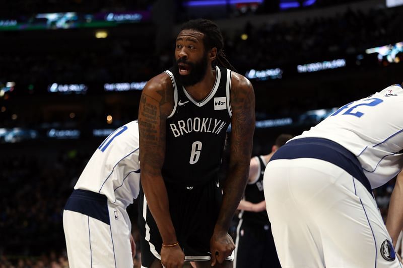 DeAndre Jordan #6 of the Brooklyn Nets.