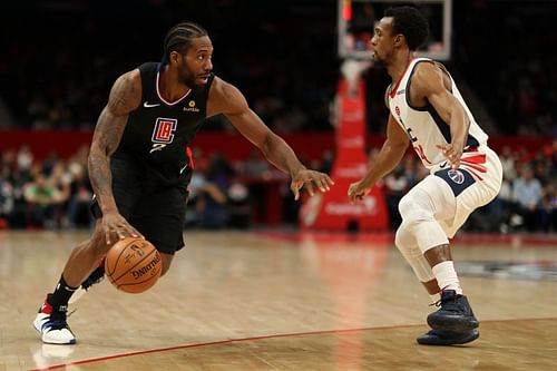 Kawhi Leonard #2 of the Los Angeles Clippers