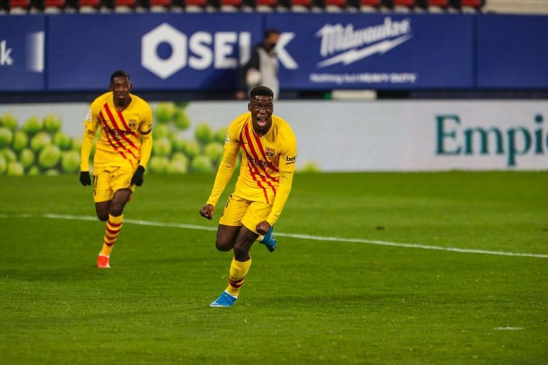 Ilaix Moriba scored his first Barcelona goal