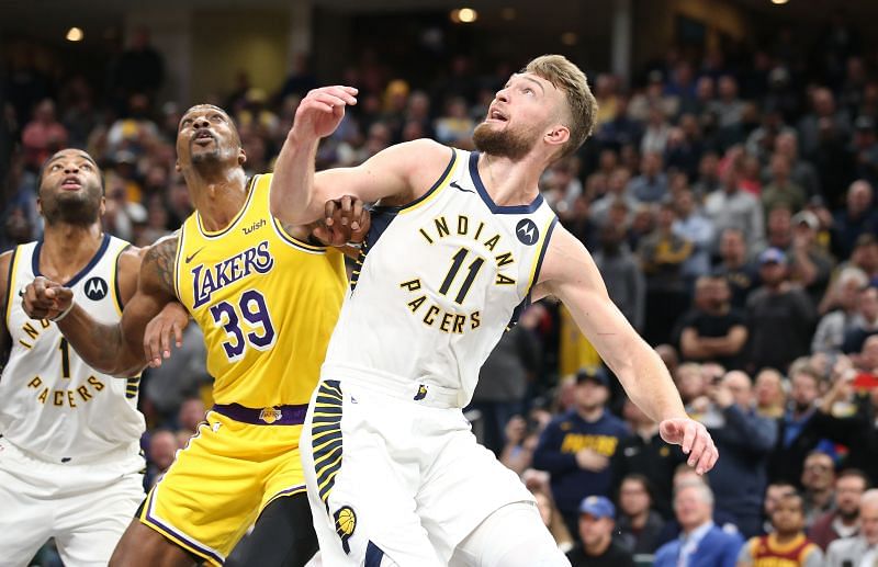 Domantas Sabonis (#11) of the Indiana Pacers