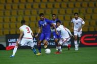 Manvir Singh scored his fourth international goal for India against Oman (Image Credits: AIFF Media)