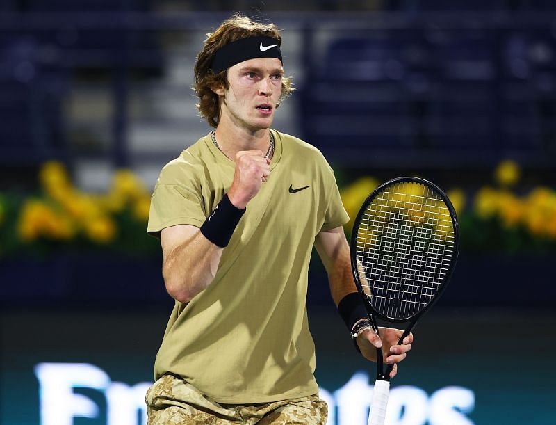 Andrey Rublev is through to the semifinals in Dubai