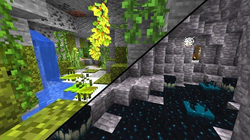 There are so many differences between the two latest Minecraft updates (Image via CurseForge)