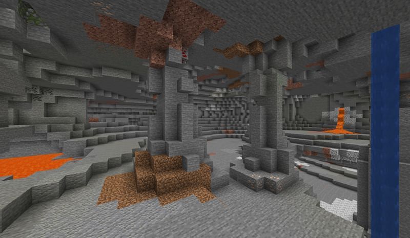 These caves will utilize noise generators (Image via Minecraft Wiki)