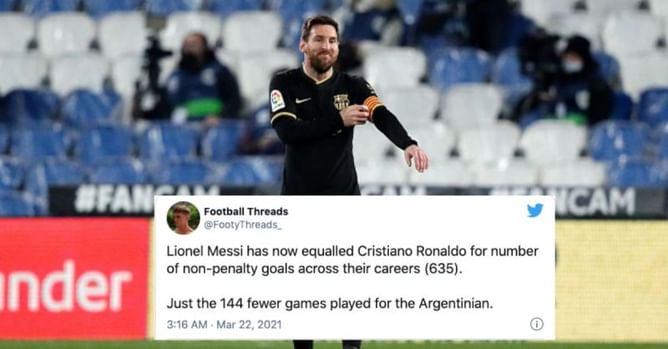 Twitter explodes as Lionel Messi masterclass inspires Barcelona to 6-1 victory over Real Sociedad