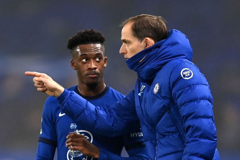 Callum Hudson-Odoi was hauled off at half-time in Chelsea&#039;s draw against Manchester United