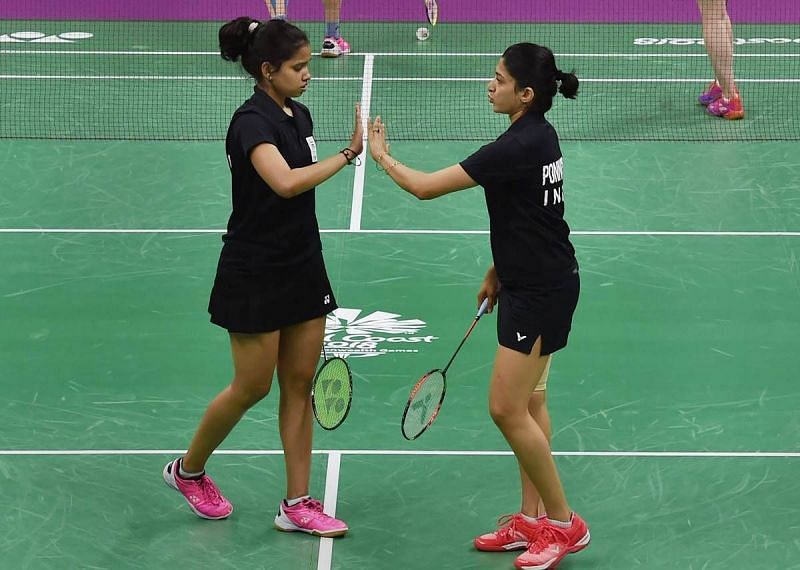 N Sikki Reddy (left) and Ashwini Ponnappa