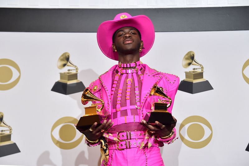 Lil Nas X at the 62nd Annual GRAMMY Awards &ndash; Press Room