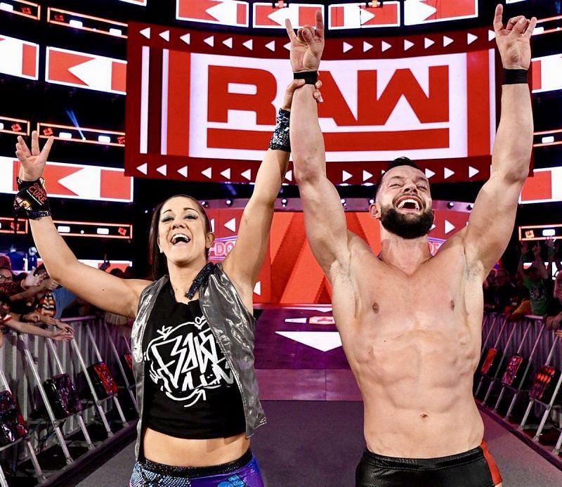 Finn Balor and Bayley in WWE