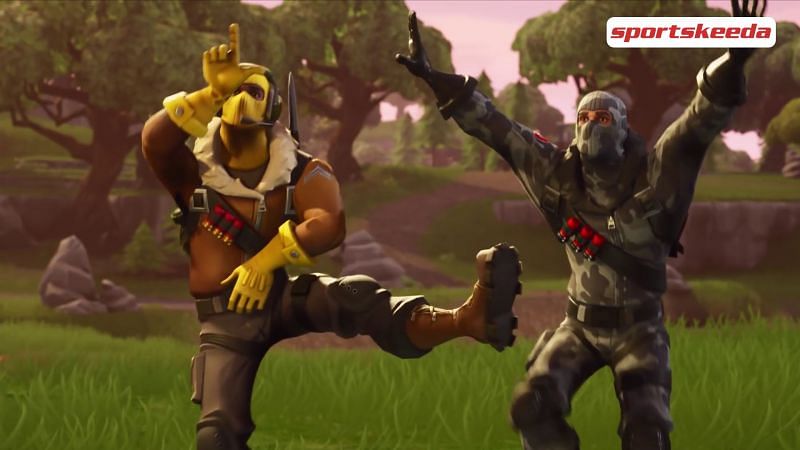 Time to bust a move with the most popular Fortnite emotes ever (Image via Sportskeeda)