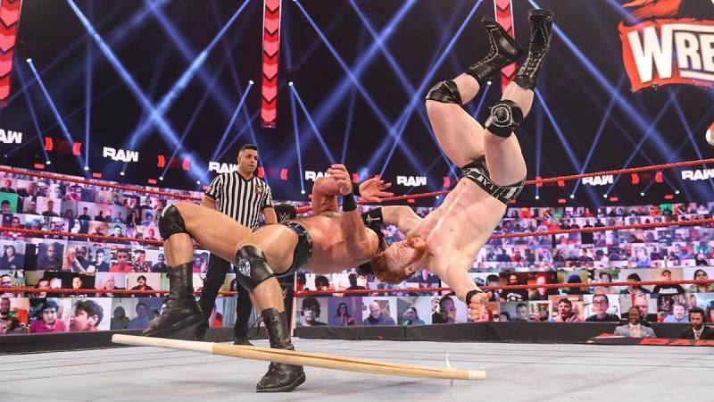 Sheamus and Drew McIntyre on WWE RAW