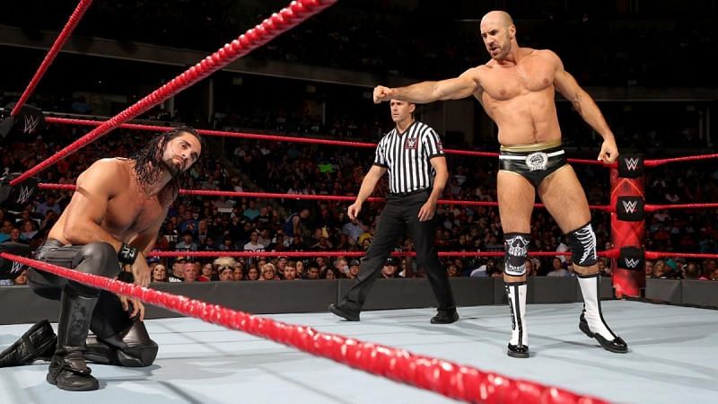 Rollins vs. Cesaro