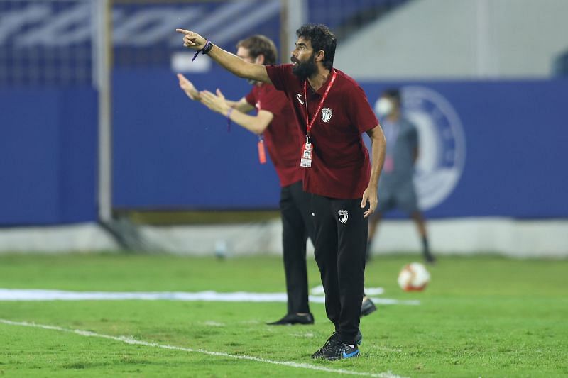 NorthEast United FC fans want Khalid Jamil to continue with them for another season (Image Courtesy: ISL Media)