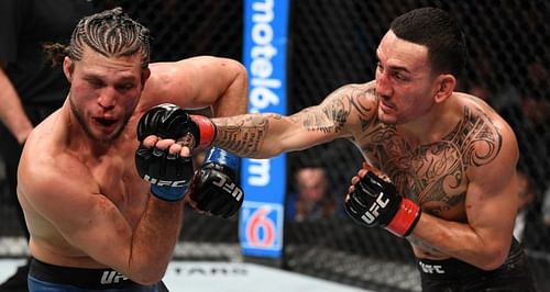 Brian Ortega lost to Max Holloway via TKO (Doctor's stoppage) at UFC 231