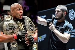 Watch: Khabib Nurmagomedov surprises Daniel Cormier with huge EA Sports UFC 4 rating adjustment