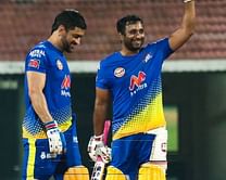 Watch: MS Dhoni, Rayudu lead the way as CSK boys thump sixes in practice