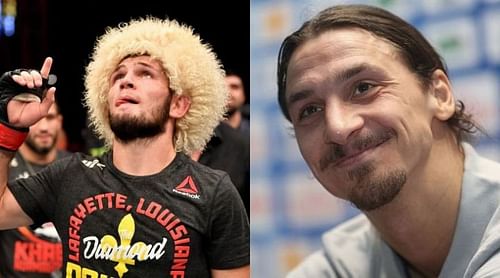 Khabib Nurmagomedov and Zlatan Ibrahimovic