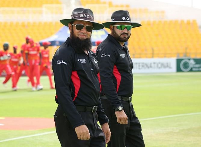 Aleem Dar becomes the first umpire to stand in 400 international games