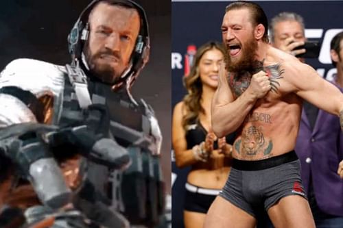 Conor McGregor made a cameo appearance in Call of Duty: Infinite Warfare. (Image credit: @CallofDuty via Twitter)