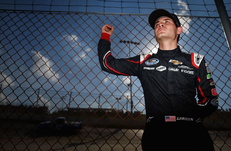 Kyle Larson at Eldora Speedway. Photo: Tom Pennington/Getty Images.