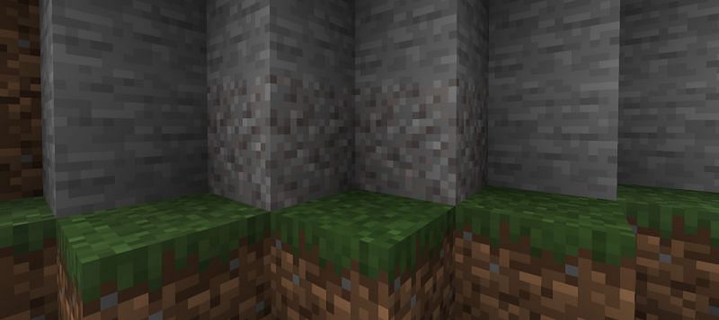 Shown: Just two pieces of gravel. Nothing special. (Image via Minecraft)