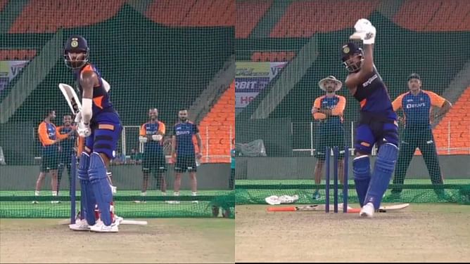 Watch: Hardik Pandya middles the ball to perfection in net session ahead of England T20Is