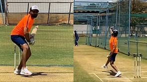 Watch: Ravindra Jadeja resumes cricket practice after a 2-month injury break