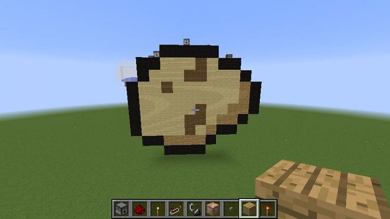 Large Minecraft potato structure (Image via planetminecraft)