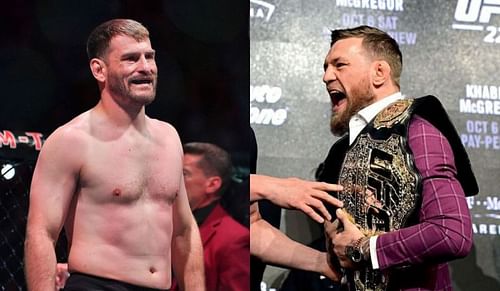 Stipe Miocic and Conor McGregor