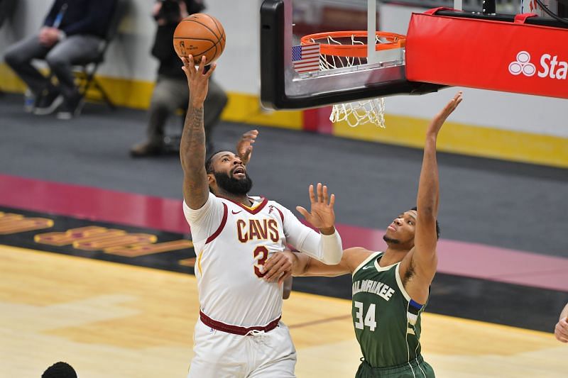 Andre Drummond (#3) of the Cleveland Cavaliers is reportedly one of the players on the LA Lakers&#039; radar.