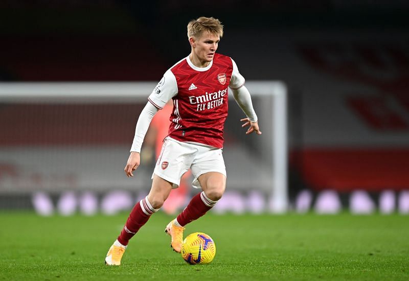 Odegaard joined Arsenal on loan from Real Madrid