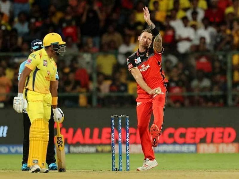 Dale Steyn in action for RCB