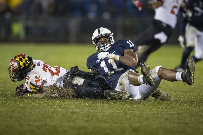 Penn State LB Micah Parsons runs a 4.39 forty yard dash at his Pro Day 