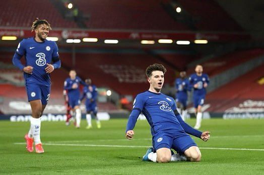 Mason Mount scored an absolute beauty in the dying stages of the first-half for Chelsea