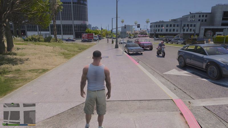 Making Los Santos look that much more like Vice City (Image via GTA5Mods)