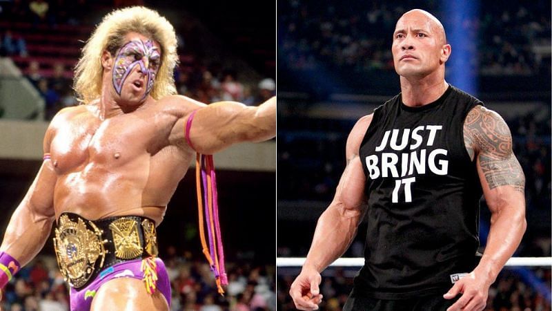 The Ultimate Warrior and The Rock