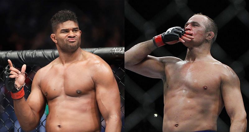 Alistair Overeem (Left) and Junior Dos Santos (Right) are removed from the UFC rankings