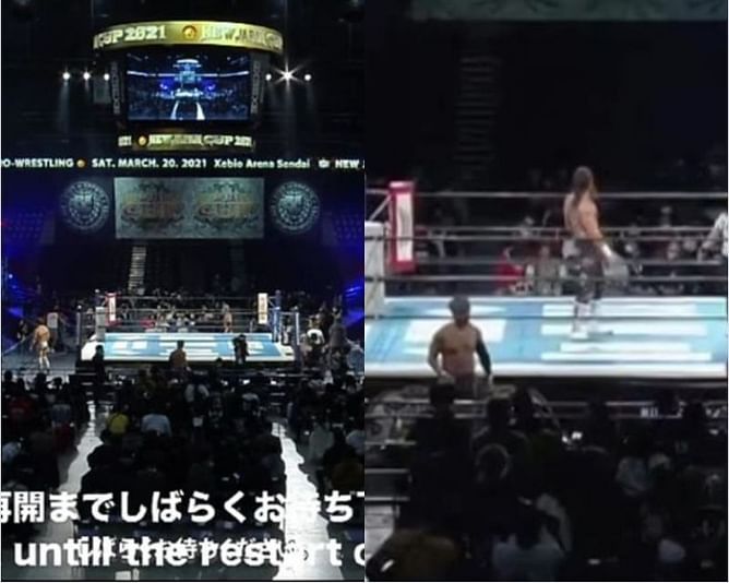 NJPW's New Japan Cup semi-final show interrupted by an earthquake live on air