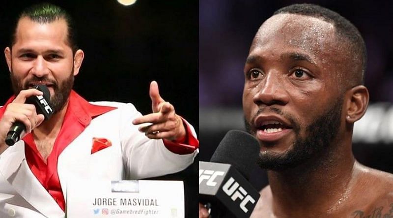 Jorge Masvidal (left); Leon Edwards (right)