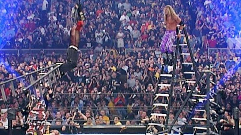 The Tables, Ladders and Chairs match at WrestleMania X-Seven is considered to be one of the greatest matches in WrestleMania history