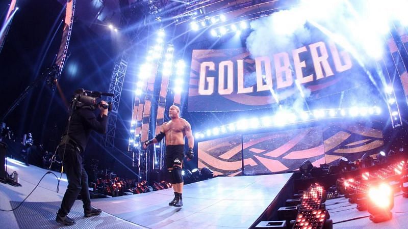 Goldberg at the 2021 Royal Rumble PPV