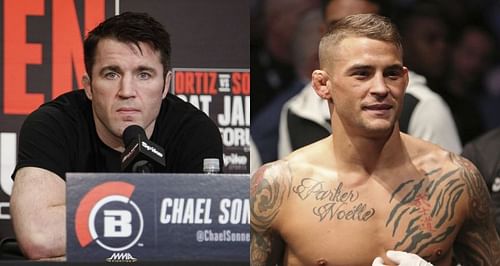 Chael Sonnen (Left) and Dustin Poirier (Right)