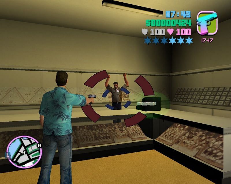 Fans loved how simple Robberies were in GTA Vice City (Image via GTA Wiki)